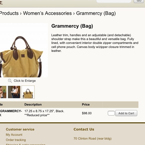 Vance kitera canvas zip tote - Picture 6 of 7